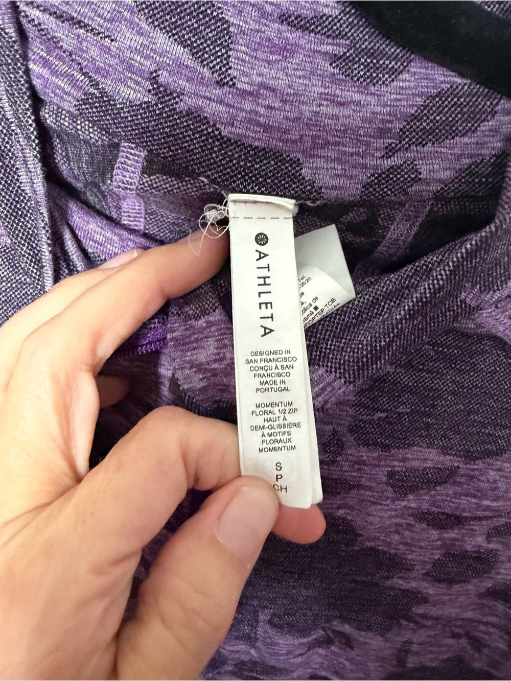 Athleta Half Zip Top